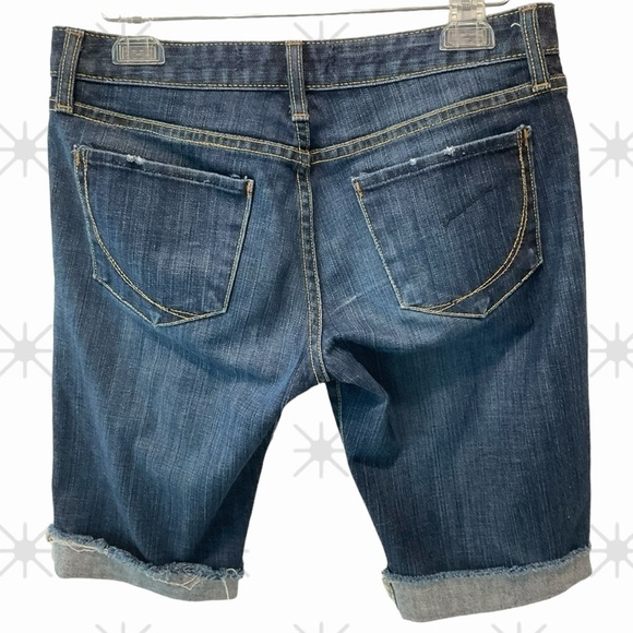 Paper Denim & Cloth PD&C Stretch Denim Blue Jeans Shorts Size 28 Low/Mid Rise🩵 - Picture 2 of 5